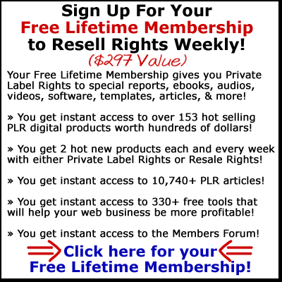 free membership to resell rights weekly